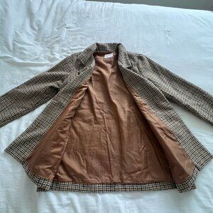 Black and brown Houndstooth blazer